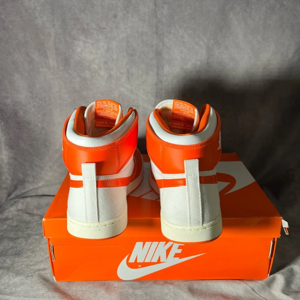 🔥🔥nike jordan 1 KO syracuse rush orange high tops size 10M - Picture 4 of 7